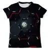 Заказать мужскую футболку в Москве. Футболка с полной запечаткой (мужская) Нано шестиугольник от ADMIN MMORPG - готовые дизайны и нанесение принтов.