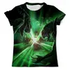 Заказать мужскую футболку в Москве. Футболка с полной запечаткой (мужская) Green Lantern vs aliens от T-shirt print  - готовые дизайны и нанесение принтов.