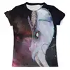 Заказать мужскую футболку в Москве. Футболка с полной запечаткой (мужская) Космический кит от Виктор Темнов - готовые дизайны и нанесение принтов.