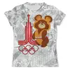 Заказать мужскую футболку в Москве. Футболка с полной запечаткой (мужская) Олимпийский мишка     от ПРИНТЫ ПЕЧАТЬ  - готовые дизайны и нанесение принтов.