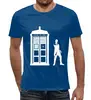 Заказать мужскую футболку в Москве. Футболка с полной запечаткой (мужская) Доктор Кто от GeekFox  - готовые дизайны и нанесение принтов.