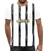 Заказать мужскую футболку в Москве. Футболка с полной запечаткой (мужская) Juventus | Home Authentic style (2021/22) от 0x000000123 - готовые дизайны и нанесение принтов.
