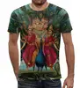 Заказать мужскую футболку в Москве. Футболка с полной запечаткой (мужская) Сканда (Kartikeya) от trend - готовые дизайны и нанесение принтов.