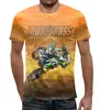 Заказать мужскую футболку в Москве. Футболка с полной запечаткой (мужская) Motocross   от T-shirt print  - готовые дизайны и нанесение принтов.