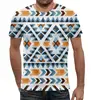 Заказать мужскую футболку в Москве. Футболка с полной запечаткой (мужская) GEOMETRIC от CoolDesign - готовые дизайны и нанесение принтов.