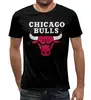 Заказать мужскую футболку в Москве. Футболка с полной запечаткой (мужская) Чикаго Буллз от Nos  - готовые дизайны и нанесение принтов.