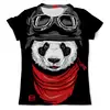 Заказать мужскую футболку в Москве. Футболка с полной запечаткой (мужская) Панда от coolmag - готовые дизайны и нанесение принтов.