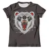 Заказать мужскую футболку в Москве. Футболка с полной запечаткой (мужская) Медведь монстр  от T-shirt print  - готовые дизайны и нанесение принтов.