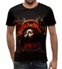 Заказать мужскую футболку в Москве. Футболка с полной запечаткой (мужская) Slayer Repentless 2015 (2) от Илья - готовые дизайны и нанесение принтов.