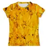 Заказать мужскую футболку в Москве. Футболка с полной запечаткой (мужская) Желтые цветы от THE_NISE  - готовые дизайны и нанесение принтов.