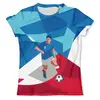 Заказать мужскую футболку в Москве. Футболка с полной запечаткой (мужская) Футбол    от T-shirt print  - готовые дизайны и нанесение принтов.