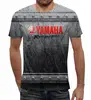Заказать мужскую футболку в Москве. Футболка с полной запечаткой (мужская) Yamaha от THE_NISE  - готовые дизайны и нанесение принтов.