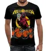 Заказать мужскую футболку в Москве. Футболка с полной запечаткой (мужская) Helloween от geekbox - готовые дизайны и нанесение принтов.