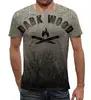 Заказать мужскую футболку в Москве. Футболка с полной запечаткой (мужская) DARK WOOD от Алексс Неро - готовые дизайны и нанесение принтов.