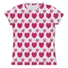 Заказать мужскую футболку в Москве. Футболка с полной запечаткой (мужская) Розовые сердечки от THE_NISE  - готовые дизайны и нанесение принтов.