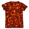 Заказать мужскую футболку в Москве. Футболка с полной запечаткой (мужская) Огненная лава от Sijey123Design - готовые дизайны и нанесение принтов.