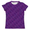Заказать мужскую футболку в Москве. Футболка с полной запечаткой (мужская) Пурпурная мозаика от Soluvel  - готовые дизайны и нанесение принтов.