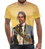 Заказать мужскую футболку в Москве. Футболка с полной запечаткой (мужская)  Red Dead Redemption 2    от ПРИНТЫ ПЕЧАТЬ  - готовые дизайны и нанесение принтов.