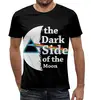 Заказать мужскую футболку в Москве. Футболка с полной запечаткой (мужская) Темная сторона Луны от galaxy secret - готовые дизайны и нанесение принтов.