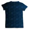 Заказать мужскую футболку в Москве. Футболка с полной запечаткой (мужская) Синяя абстракция от BeliySlon - готовые дизайны и нанесение принтов.