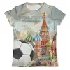 Заказать мужскую футболку в Москве. Футболка с полной запечаткой (мужская) RUSSIA Design от balden - готовые дизайны и нанесение принтов.