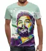 Заказать мужскую футболку в Москве. Футболка с полной запечаткой (мужская) Ernesto Che Guevara (1) от ПРИНТЫ ПЕЧАТЬ  - готовые дизайны и нанесение принтов.