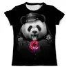 Заказать мужскую футболку в Москве. Футболка с полной запечаткой (мужская) Panda POLICE от balden - готовые дизайны и нанесение принтов.