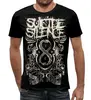 Заказать мужскую футболку в Москве. Футболка с полной запечаткой (мужская) Suicide Silence от geekbox - готовые дизайны и нанесение принтов.