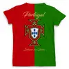 Заказать мужскую футболку в Москве. Футболка с полной запечаткой (мужская) Сборная Португалии  от geekbox - готовые дизайны и нанесение принтов.
