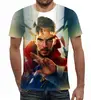 Заказать мужскую футболку в Москве. Футболка с полной запечаткой (мужская)  Doctor Strange       от T-shirt print  - готовые дизайны и нанесение принтов.
