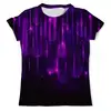 Заказать мужскую футболку в Москве. Футболка с полной запечаткой (мужская) Фиолетовые вспышки от THE_NISE  - готовые дизайны и нанесение принтов.