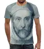 Заказать мужскую футболку в Москве. Футболка с полной запечаткой (мужская) Джузеппе Арчимбольдо (Автопортрет 1575 года) от trend - готовые дизайны и нанесение принтов.
