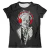 Заказать мужскую футболку в Москве. Футболка с полной запечаткой (мужская) EinsteinMusic от balden - готовые дизайны и нанесение принтов.