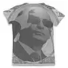 Заказать мужскую футболку в Москве. Футболка с полной запечаткой (мужская) PUTIN от Алексс Неро - готовые дизайны и нанесение принтов.