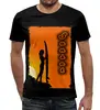 Заказать мужскую футболку в Москве. Футболка с полной запечаткой (мужская) Sunset от Artem  - готовые дизайны и нанесение принтов.