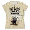 Заказать мужскую футболку в Москве. Футболка с полной запечаткой (мужская) HALLOWEEN PARTY от CoolDesign - готовые дизайны и нанесение принтов.