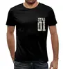 Заказать мужскую футболку в Москве. Футболка с полной запечаткой (мужская) Стас 01 от weeert - готовые дизайны и нанесение принтов.