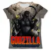 Заказать мужскую футболку в Москве. Футболка с полной запечаткой (мужская) Godzilla от balden - готовые дизайны и нанесение принтов.