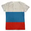 Заказать мужскую футболку в Москве. Футболка с полной запечаткой (мужская) Флаг Российской Федерации от Leichenwagen - готовые дизайны и нанесение принтов.