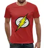 Заказать мужскую футболку в Москве. Футболка с полной запечаткой (мужская) The Flash  от acidhouses - готовые дизайны и нанесение принтов.