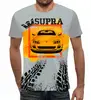 Заказать мужскую футболку в Москве. Футболка с полной запечаткой (мужская) Supra от TheAndarz  - готовые дизайны и нанесение принтов.