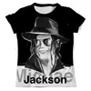 Заказать мужскую футболку в Москве. Футболка с полной запечаткой (мужская) Майкл Джексон от ualluon - готовые дизайны и нанесение принтов.