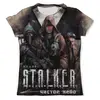 Заказать мужскую футболку в Москве. Футболка с полной запечаткой (мужская) Stalker от Kelli shop - готовые дизайны и нанесение принтов.