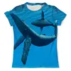 Заказать мужскую футболку в Москве. Футболка с полной запечаткой (мужская) Горбатый кит от Violet - готовые дизайны и нанесение принтов.
