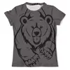 Заказать мужскую футболку в Москве. Футболка с полной запечаткой (мужская) Медведь от Maruska  - готовые дизайны и нанесение принтов.