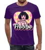Заказать мужскую футболку в Москве. Футболка с полной запечаткой (мужская) Freddie Mercury  от T-shirt print  - готовые дизайны и нанесение принтов.