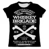 Заказать мужскую футболку в Москве. Футболка с полной запечаткой (мужская) Whiskey Brigade от Leichenwagen - готовые дизайны и нанесение принтов.