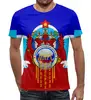 Заказать мужскую футболку в Москве. Футболка с полной запечаткой (мужская) Миру - Мир от MERLINAVE - готовые дизайны и нанесение принтов.