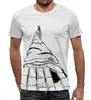 Заказать мужскую футболку в Москве. Футболка с полной запечаткой (мужская) digital dream 2 от barsuk - готовые дизайны и нанесение принтов.