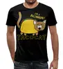 Заказать мужскую футболку в Москве. Футболка с полной запечаткой (мужская) Tacocat  от T-shirt print  - готовые дизайны и нанесение принтов.